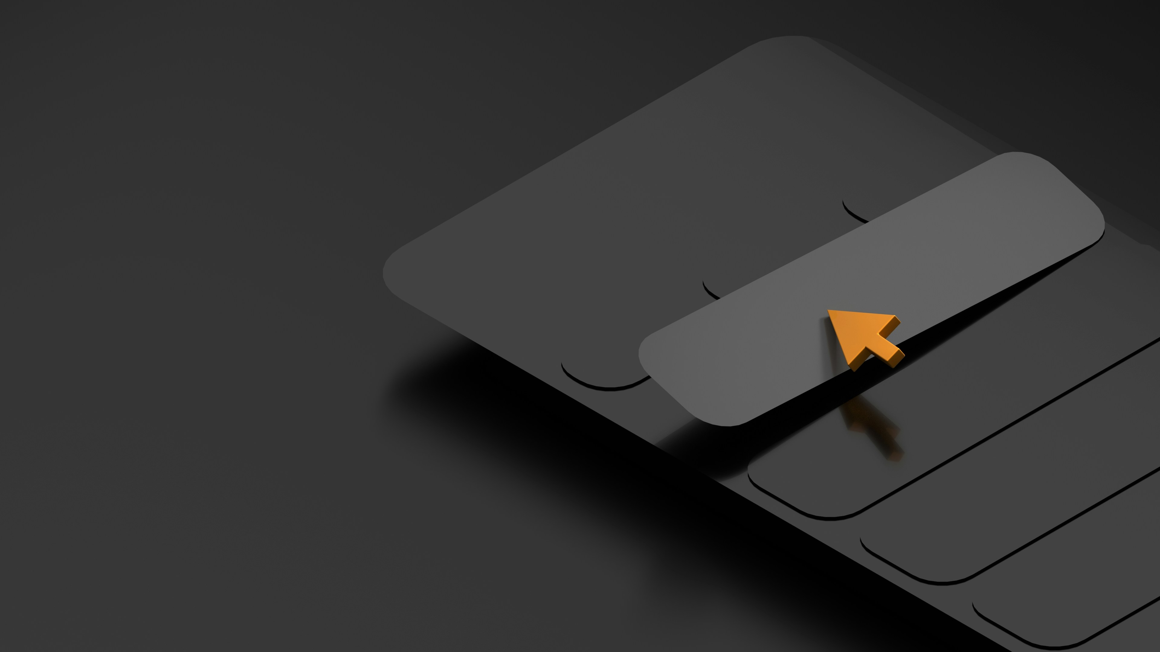 Abstract mobile UI with layered security elements and encrypted interface